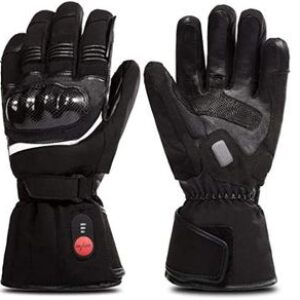 Electric heated motorcycle gloves