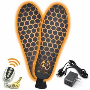 Battery heated insoles